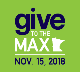 Give to the Max Day is Nov 15, 2018